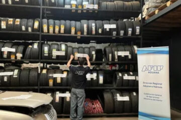 Contrabando de neumáticos: incautan más de 2.100 cubiertas por valor de $88 millones en Entre Ríos