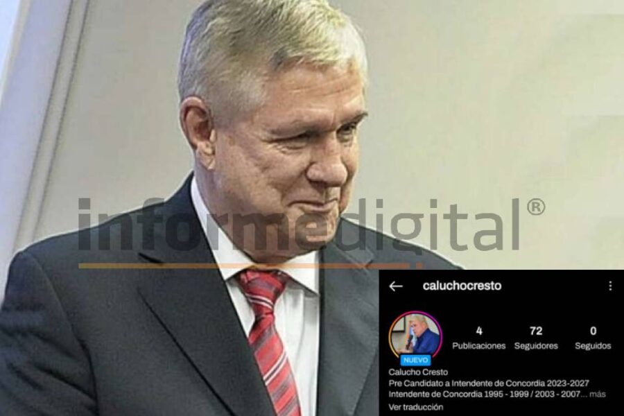 Juan Carlos Cresto estaría confirmando su candidatura por redes