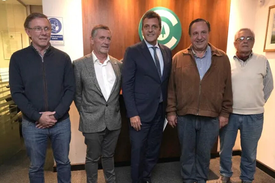 (Mención a Bahillo) Massa prometió $1.000 millones en ayuda para el campo