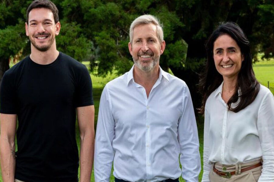 Gainza también presentó a su compañera de fórmula