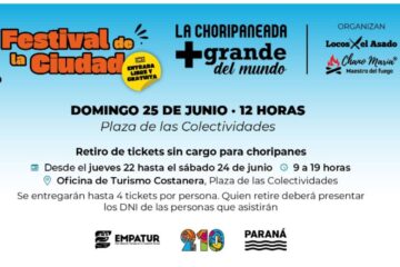 Paraná se prepara para la choripaneada más grande del mundo