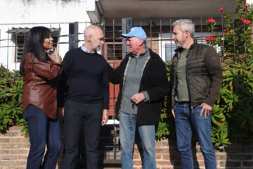 Larreta se mostró con Frigerio en Paraná