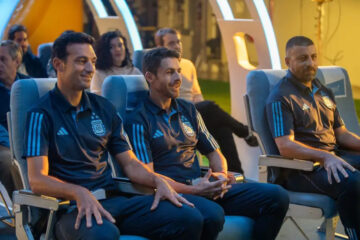 (Entrenador entrerriano) Scaloni, Aimar, Samuel y Ayala presentan en video las medidas de seguridad de los vuelos de Aerolíneas Argentinas