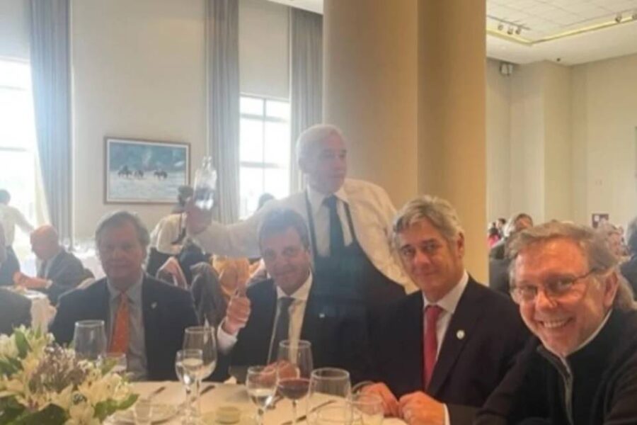 (Mención a Bahillo) Massa, los dirigentes de la Rural y en el medio un lobbista polémico