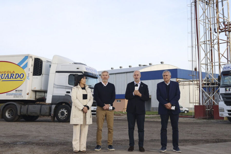 Frigerio recibió a la fórmula de Larreta-Morales