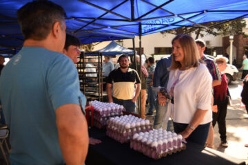 Continúa su recorrida y destaca el rol del estado