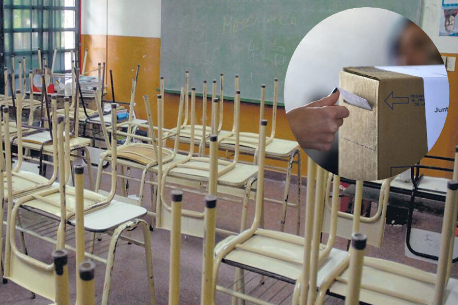 Luego de las PASO no habrá clases en las escuelas donde se vote