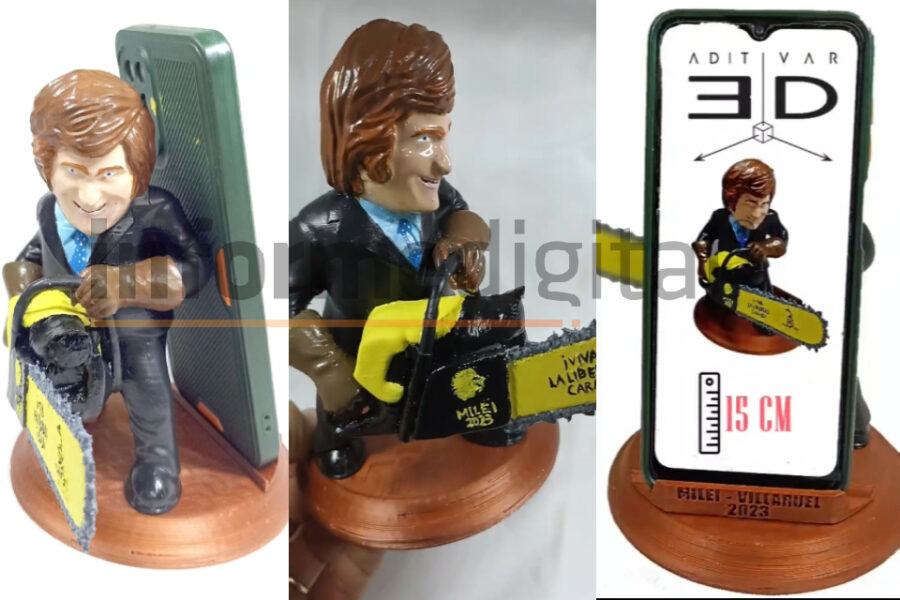 Entrerriano fabrica muñecos de Milei que son furor en plataformas de venta