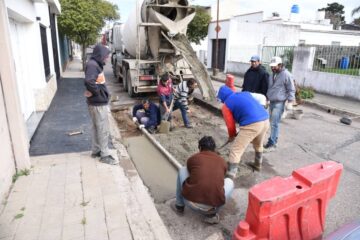 Avanzan trabajos de bacheo en el centro de la ciudad