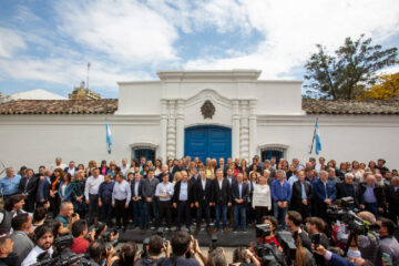 Desde Tucumán Bordet respaldó a Massa