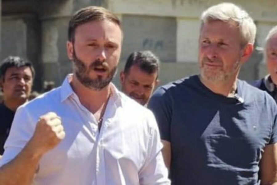 Frigerio con el candidato que seduce a votantes de Milei