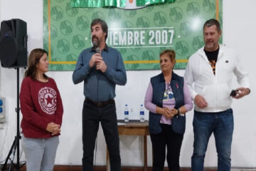 Giano pidió votar a Gay y selló la unidad en Concordia