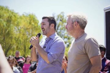 Luis Petri hizo campaña con Frigerio en Entre Ríos y anticipó que la UCR tendrá un nuevo liderazgo a partir de diciembre