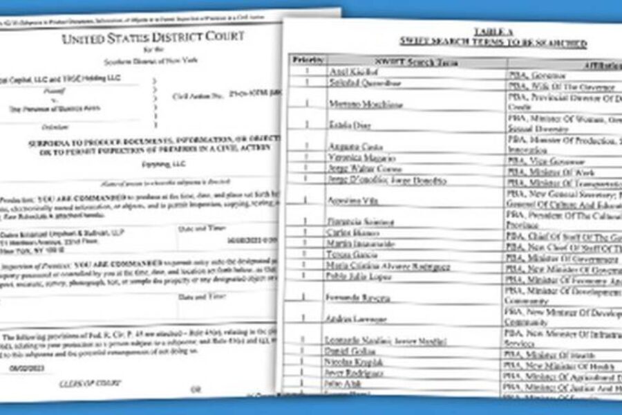 (Mención a Frigerio) Media Argentina denunciada en insólito escrito de “fondos buitre” vs. PBA