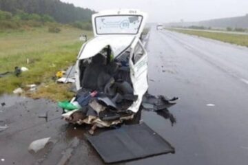 Accidente fatal en Entre Ríos: un muerto y tres heridos de gravedad en un choque frontal