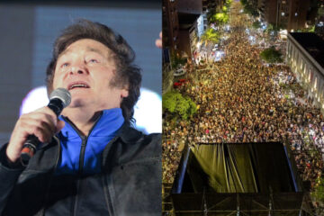 Denuncian que Milei también plagió una foto de la marcha del Orgullo Gay en Córdoba