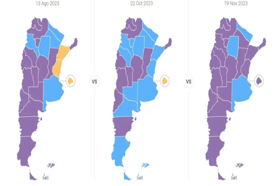 Balotaje 2023: Javier Milei arrasó en el cinturón central del país y sumó allí un cuarto de todos sus votos