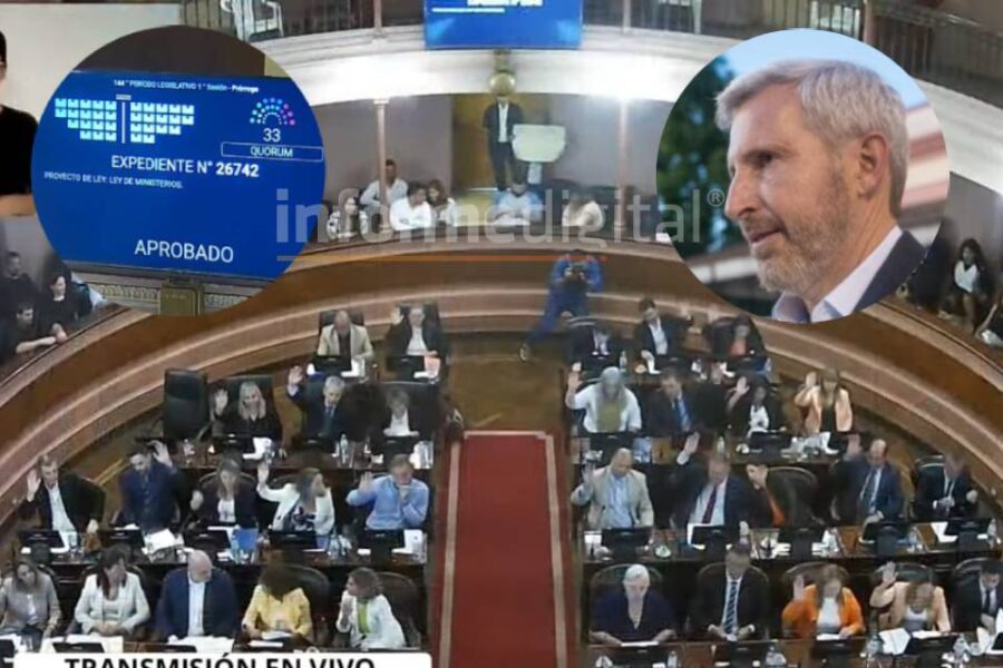 Diputados avaló la reducción de ministerios de Frigerio