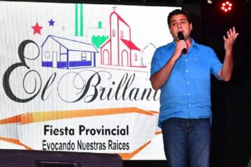 Bastian acompañó la Fiesta de Pueblo El Brillante