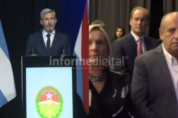 Duro discurso de Frigerio en la cara de Bordet