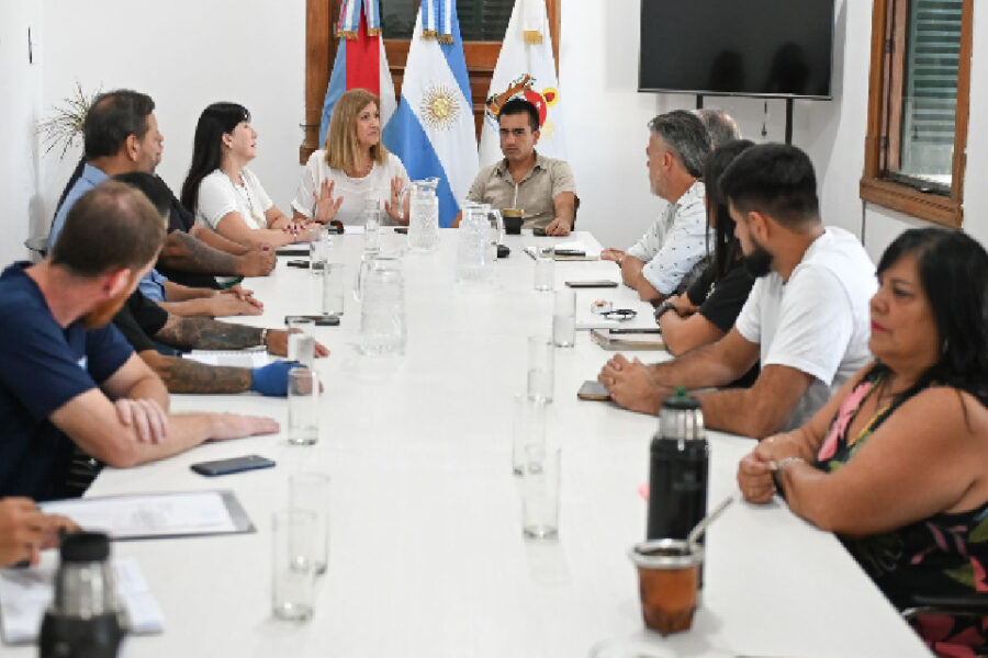 Rosario Romero se reunió con representantes de la Mesa contra el Hambre