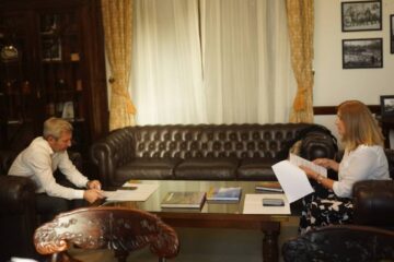 Frigerio y Romero analizaron la situación del transporte urbano y de obras que se ejecutan en Parana