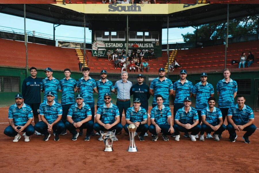 Frigerio felicitó a los bicampeones panamericanos de sóftbol
