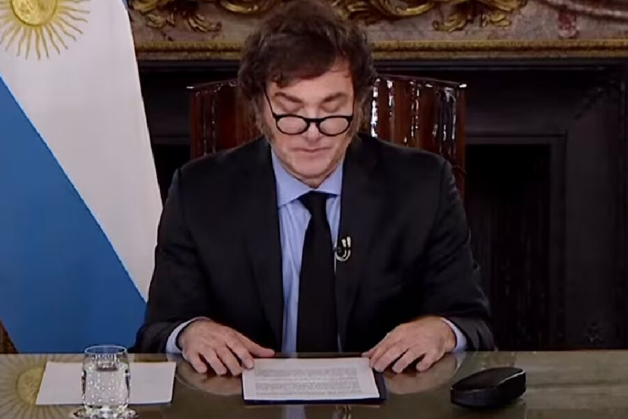 EN VIVO: Javier Milei habla por cadena nacional (22/04/2024)