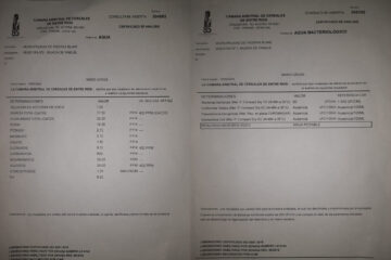 El municipio realizó el habitual control de agua