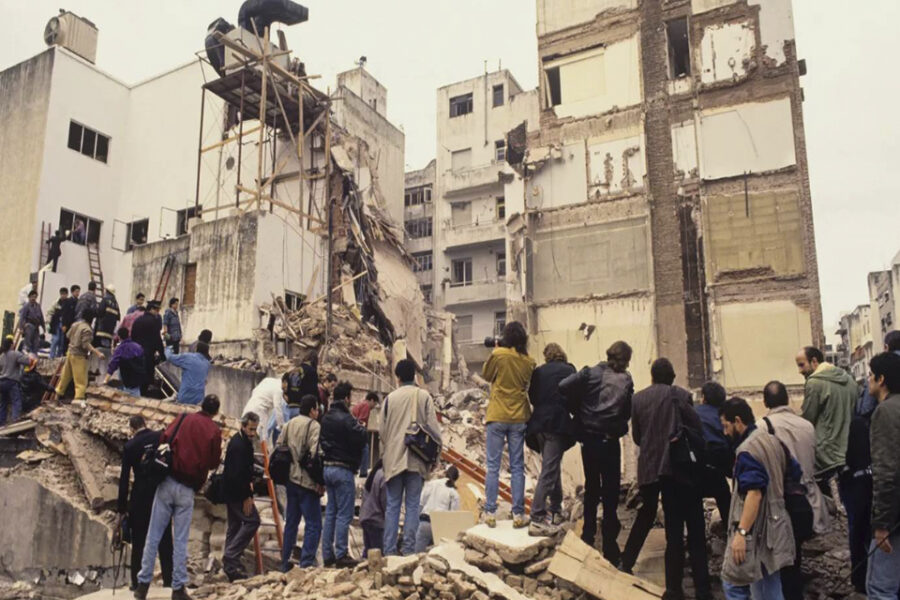 Dirigentes entrerrianos recordaron el atentado a la AMIA