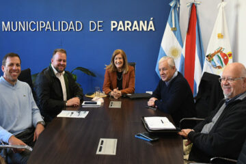 Reunión con José Lauritto por alumbrado publico