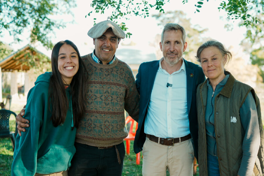 Frigerio entregó fondos y criticó la gestión de Bordet