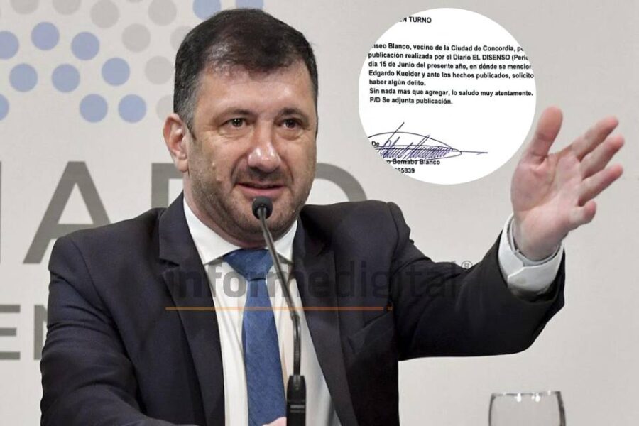 Denunciaron a Kueider: ¿Qué dijo?