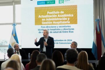 Frigerio lanzó una formación de gestión hospitalaria