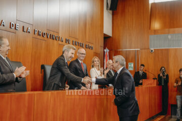 Frigerio y Romero en la jura de Tepsich en el TSJ