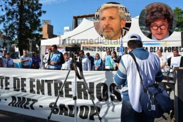 Si avanza el veto, ¿carpa blanca a Frigerio y a Milei?