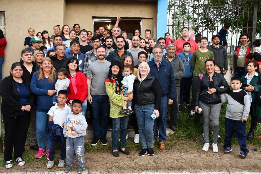 Azcué inauguró el sistema de cámaras de seguridad en el barrio Pancho Ramírez