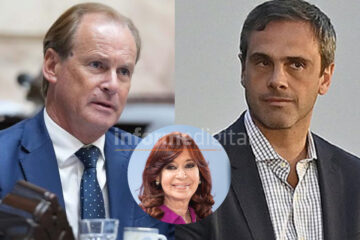 Bordet y Michel tuvieron que salir a dar explicaciones de su reunión con Cristina