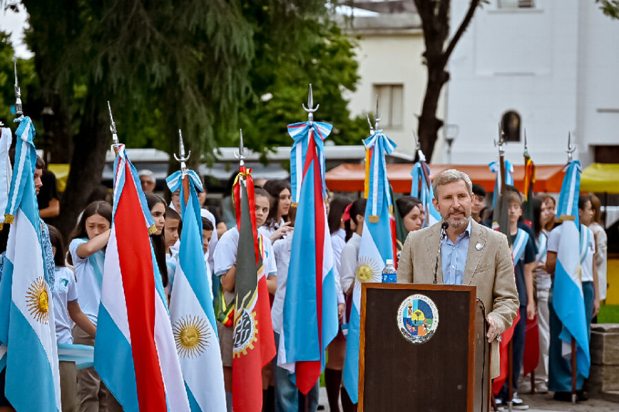 Frigerio participó en la celebración del 193° aniversario de la fundación de Concordia