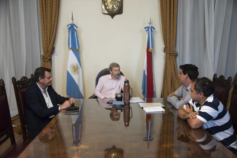Frigerio y el intendente de Hasenkamp analizaron proyectos de mejoras para la ciudad