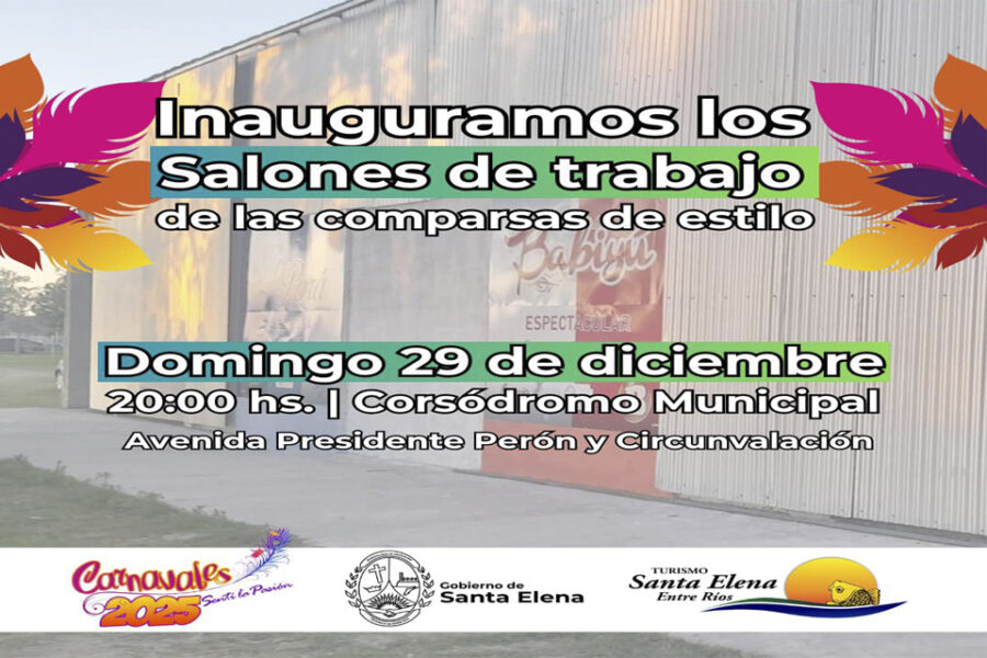 Inauguración de los Salones de Trabaja de las Comparsas de Estilo