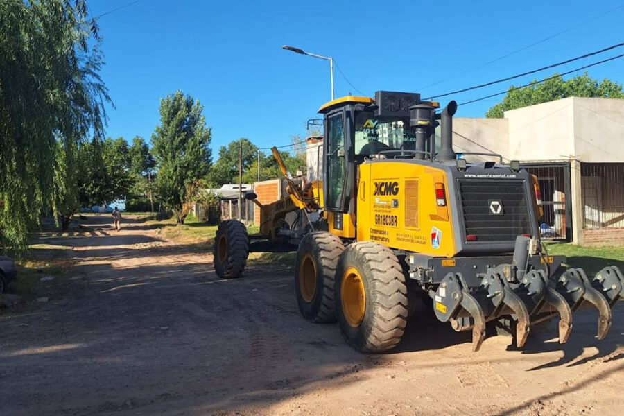 Repavimentación, calles de tierra y más: continúa el Plan de Obras