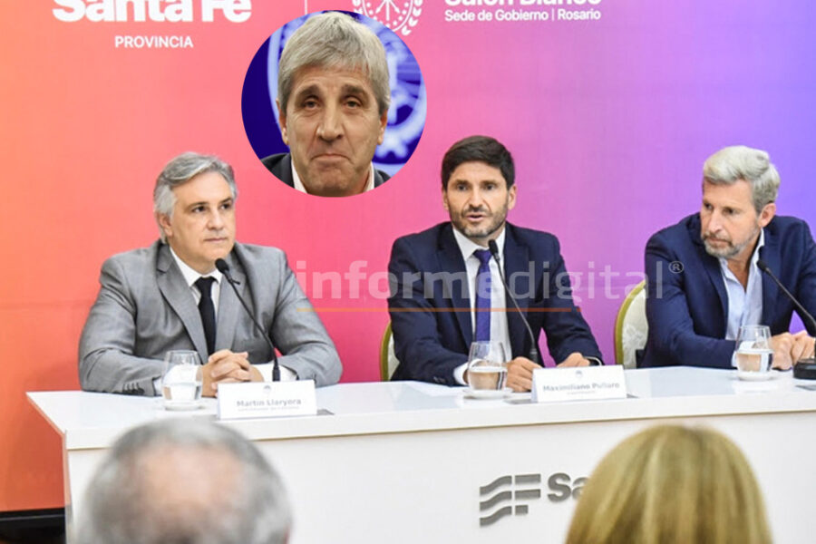 Caputo le respondió a los gobernadores de la Región Centro