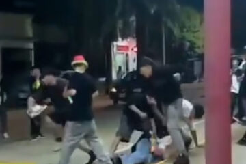 Video: golpearon brutalmente a un joven a la salida de una fiesta de 15 en Entre Ríos