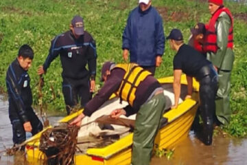 Identificaron el cuerpo del segundo pescador desaparecido en el río Paraná durante el temporal