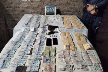 (Mención a Entre Ríos) Desarticularon una banda narco en Córdoba que lavaba dinero a través de casas de cambio